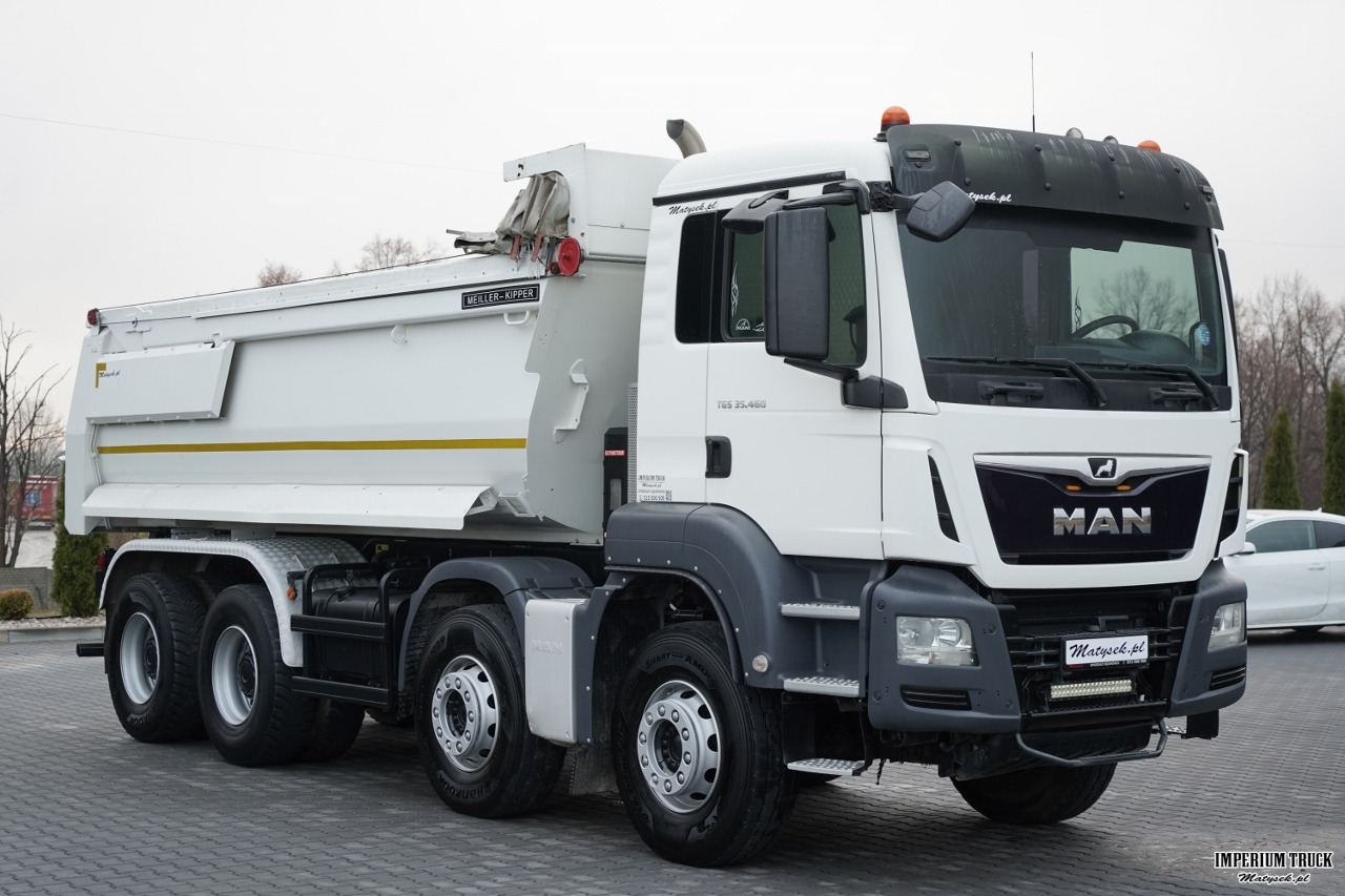 Tipper MAN TGS 35.460 / 8X4 / WYWROTKA TYLNOZSYPOWA / HYDROKLAPA / MEILLER KIPPER / AUTOMAT / EURO 6: picture 15