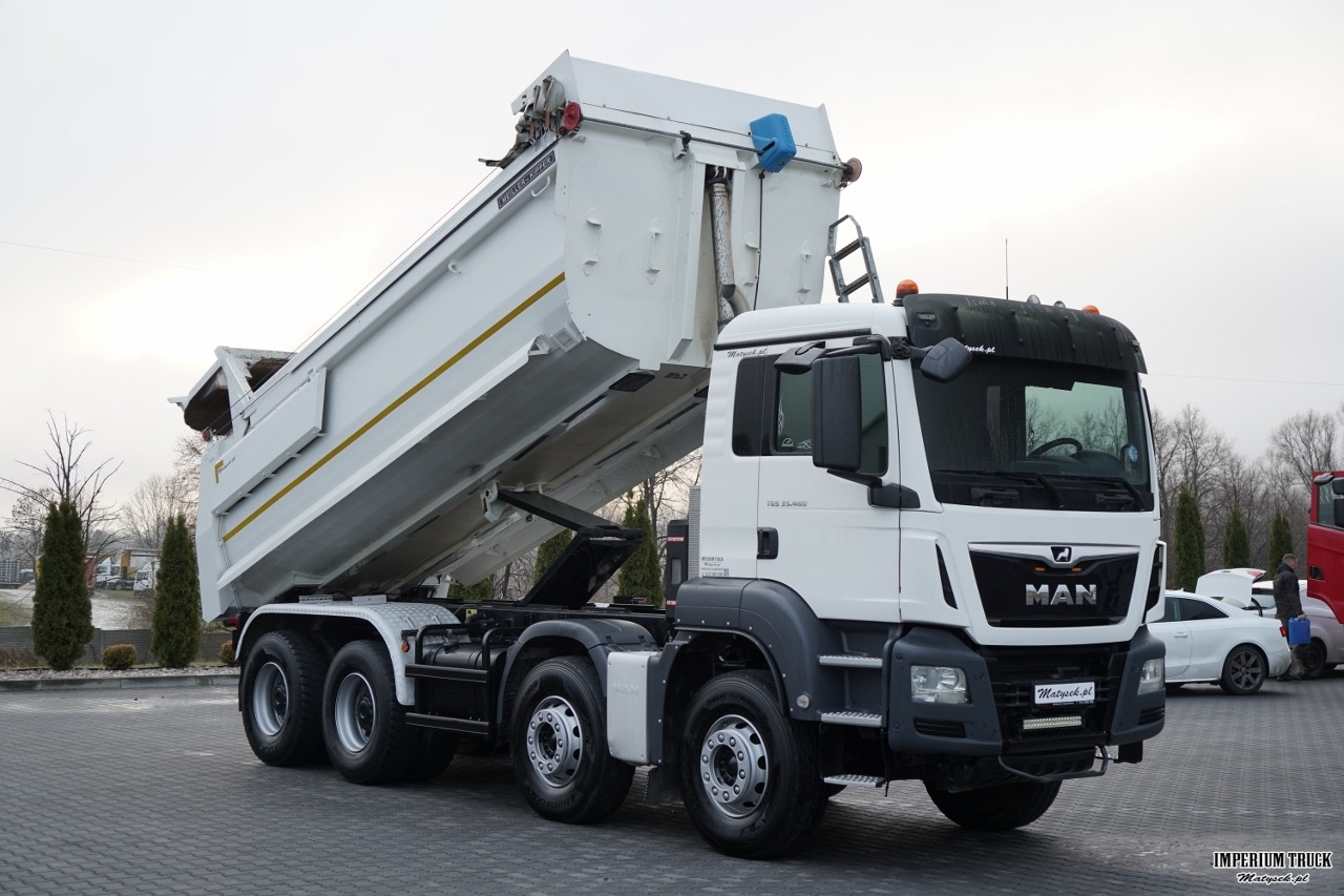 Tipper MAN TGS 35.460 / 8X4 / WYWROTKA TYLNOZSYPOWA / HYDROKLAPA / MEILLER KIPPER / AUTOMAT / EURO 6: picture 8