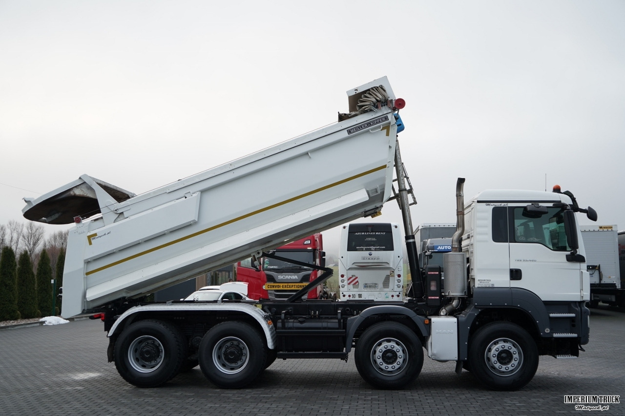 Tipper MAN TGS 35.460 / 8X4 / WYWROTKA TYLNOZSYPOWA / HYDROKLAPA / MEILLER KIPPER / AUTOMAT / EURO 6: picture 6