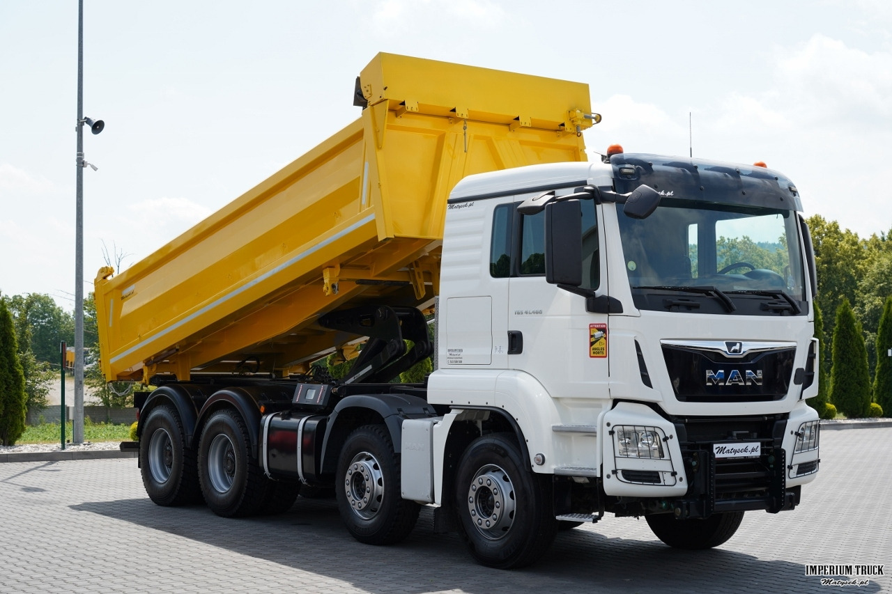 MAN TGS 41.460 / 8x4 / WYWROTKA / 2 STRONNA / BORDMATIC / HYDROBURTA / MEILLER KIPER / / OPONY 100% / EURO 6 / 2017 R / SPROWADZONA - Tipper: picture 2 MAN TGS 41.460 / 8x4 / WYWROTKA / 2 STRONNA / BORDMATIC / HYDROBURTA / MEILLER KIPER / / OPONY 100% / EURO 6 / 2017 R / SPROWADZONA - Tipper: picture 2