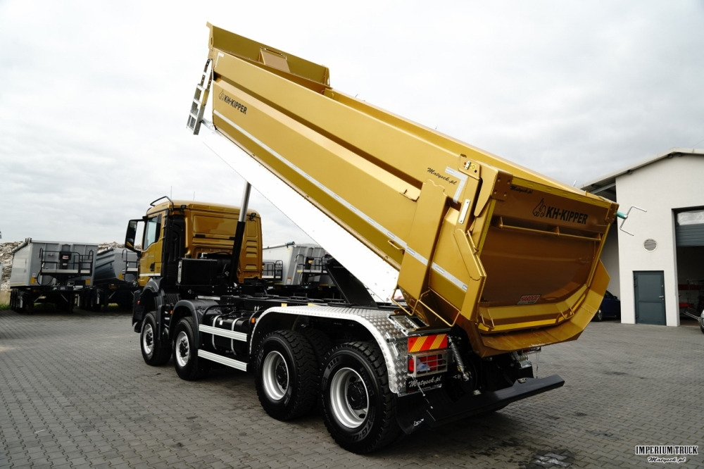 MAN TGS 41.480 / 8X6 / WYWROTKA / S1 - TYLNOZSYP / AUTOMAT / FABRYCZNIE NOWY / DOSTĘPNY OD RĘKI / BOGATE WYPOSAŻENIE / ZŁOTY METALIK / - Tipper: picture 5 MAN TGS 41.480 / 8X6 / WYWROTKA / S1 - TYLNOZSYP / AUTOMAT / FABRYCZNIE NOWY / DOSTĘPNY OD RĘKI / BOGATE WYPOSAŻENIE / ZŁOTY METALIK / - Tipper: picture 5
