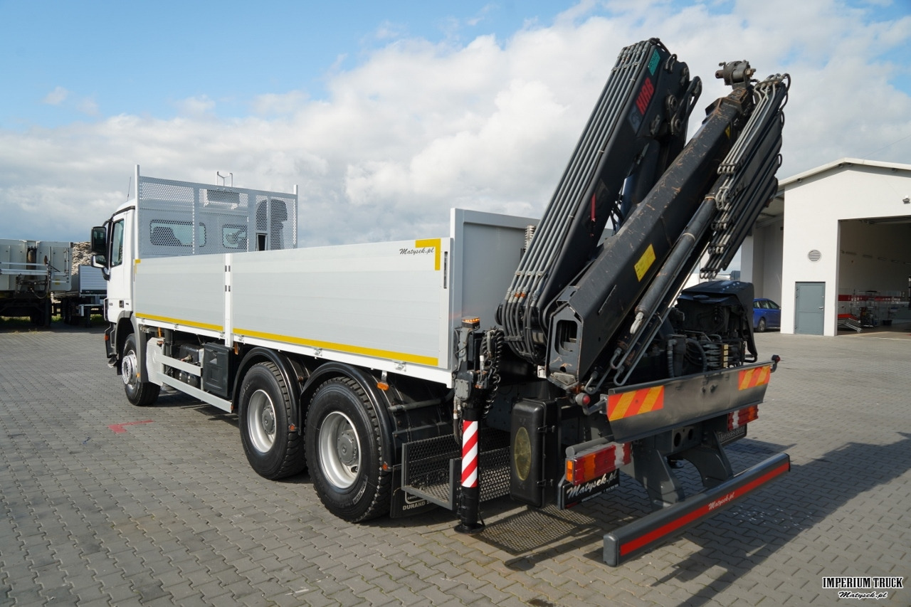 Dropside/ Flatbed truck, Crane truck MERCEDES ACTROS 2636 / 6x4 / SKRZYNIOWY 6,5 M + HDS HIAB 166 E-5 HIDUO / WYSUW 15 M / MOCNA PODŁOGA / STEROWANIE RADIOWE / ROTATOR / SPROWADZONY: picture 9