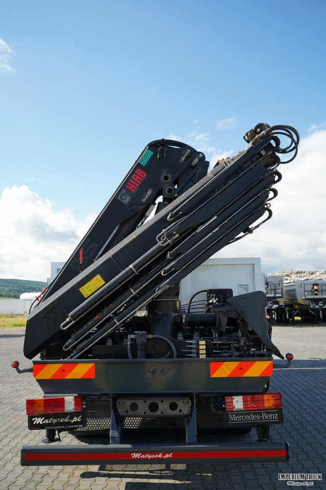 Dropside/ Flatbed truck, Crane truck MERCEDES ACTROS 2636 / 6x4 / SKRZYNIOWY 6,5 M + HDS HIAB 166 E-5 HIDUO / WYSUW 15 M / MOCNA PODŁOGA / STEROWANIE RADIOWE / ROTATOR / SPROWADZONY: picture 18