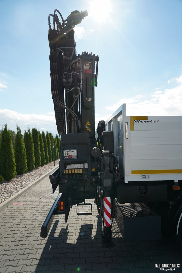 Dropside/ Flatbed truck, Crane truck MERCEDES ACTROS 2636 / 6x4 / SKRZYNIOWY 6,5 M + HDS HIAB 166 E-5 HIDUO / WYSUW 15 M / MOCNA PODŁOGA / STEROWANIE RADIOWE / ROTATOR / SPROWADZONY: picture 21