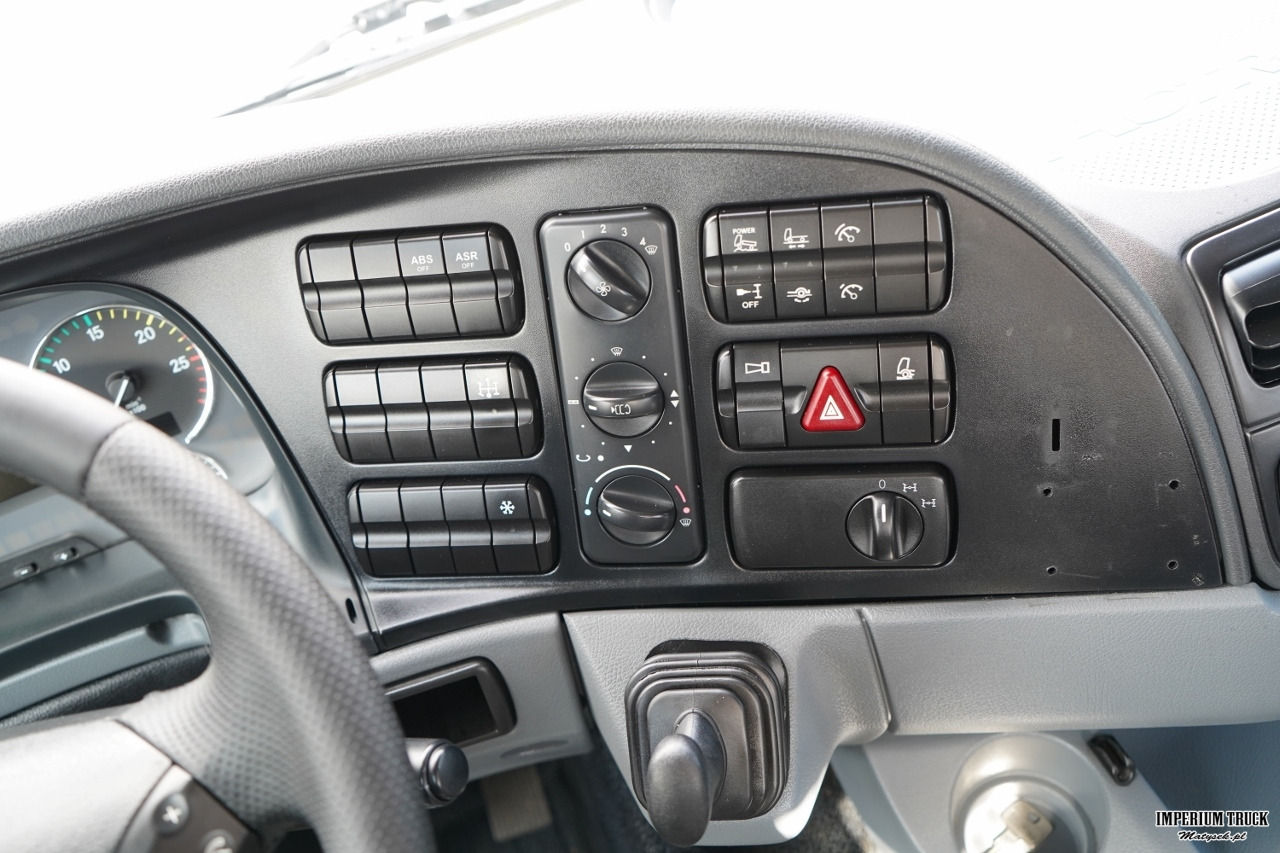 Dropside/ Flatbed truck, Crane truck MERCEDES ACTROS 2636 / 6x4 / SKRZYNIOWY 6,5 M + HDS HIAB 166 E-5 HIDUO / WYSUW 15 M / MOCNA PODŁOGA / STEROWANIE RADIOWE / ROTATOR / SPROWADZONY: picture 36