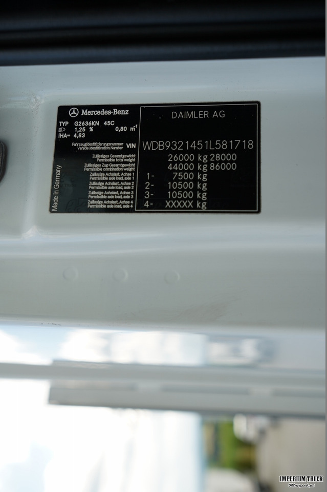 Dropside/ Flatbed truck, Crane truck MERCEDES ACTROS 2636 / 6x4 / SKRZYNIOWY 6,5 M + HDS HIAB 166 E-5 HIDUO / WYSUW 15 M / MOCNA PODŁOGA / STEROWANIE RADIOWE / ROTATOR / SPROWADZONY: picture 41