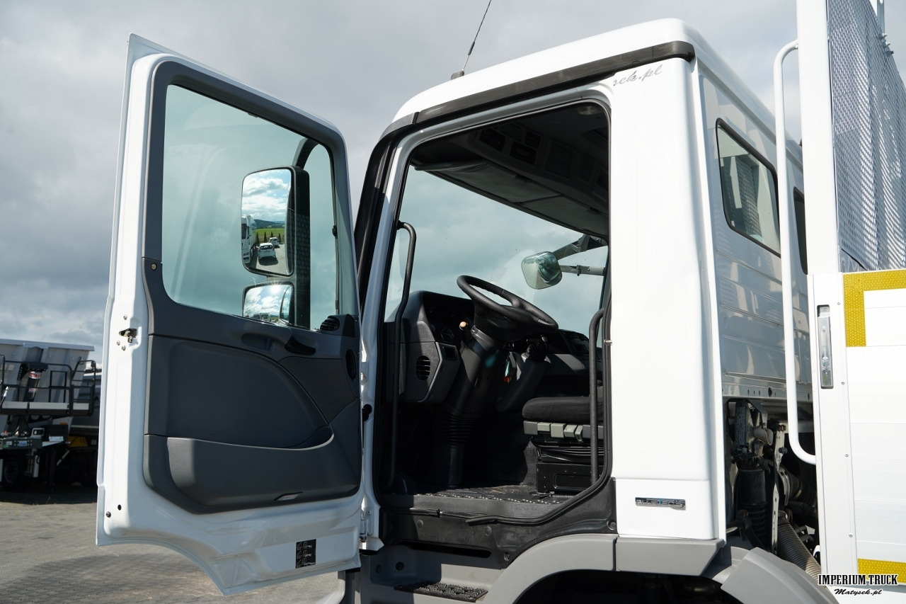 Dropside/ Flatbed truck, Crane truck MERCEDES ACTROS 2636 / 6x4 / SKRZYNIOWY 6,5 M + HDS HIAB 166 E-5 HIDUO / WYSUW 15 M / MOCNA PODŁOGA / STEROWANIE RADIOWE / ROTATOR / SPROWADZONY: picture 30