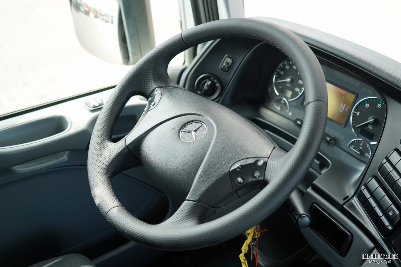 Dropside/ Flatbed truck, Crane truck MERCEDES ACTROS 2636 / 6x4 / SKRZYNIOWY 6,5 M + HDS HIAB 166 E-5 HIDUO / WYSUW 15 M / MOCNA PODŁOGA / STEROWANIE RADIOWE / ROTATOR / SPROWADZONY: picture 34