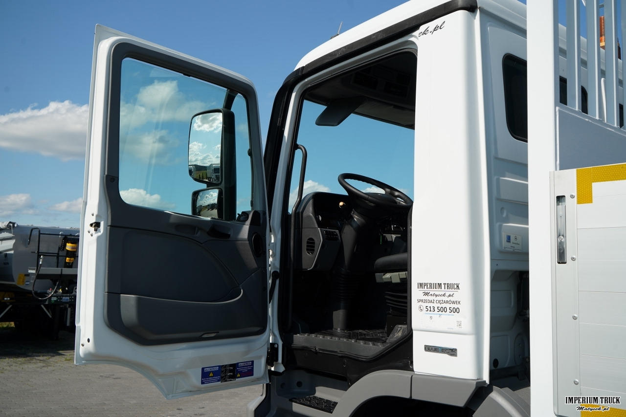 Dropside/ Flatbed truck, Crane truck MERCEDES ACTROS 2636 / 6x4 / SKRZYNIOWY 7 M + HDS HIAB 211- WYSÓW 12,6 M / MOCNA PODŁOGA / STEROWANIE RADIOWE / ROTATOR / SPROWADZONY: picture 35