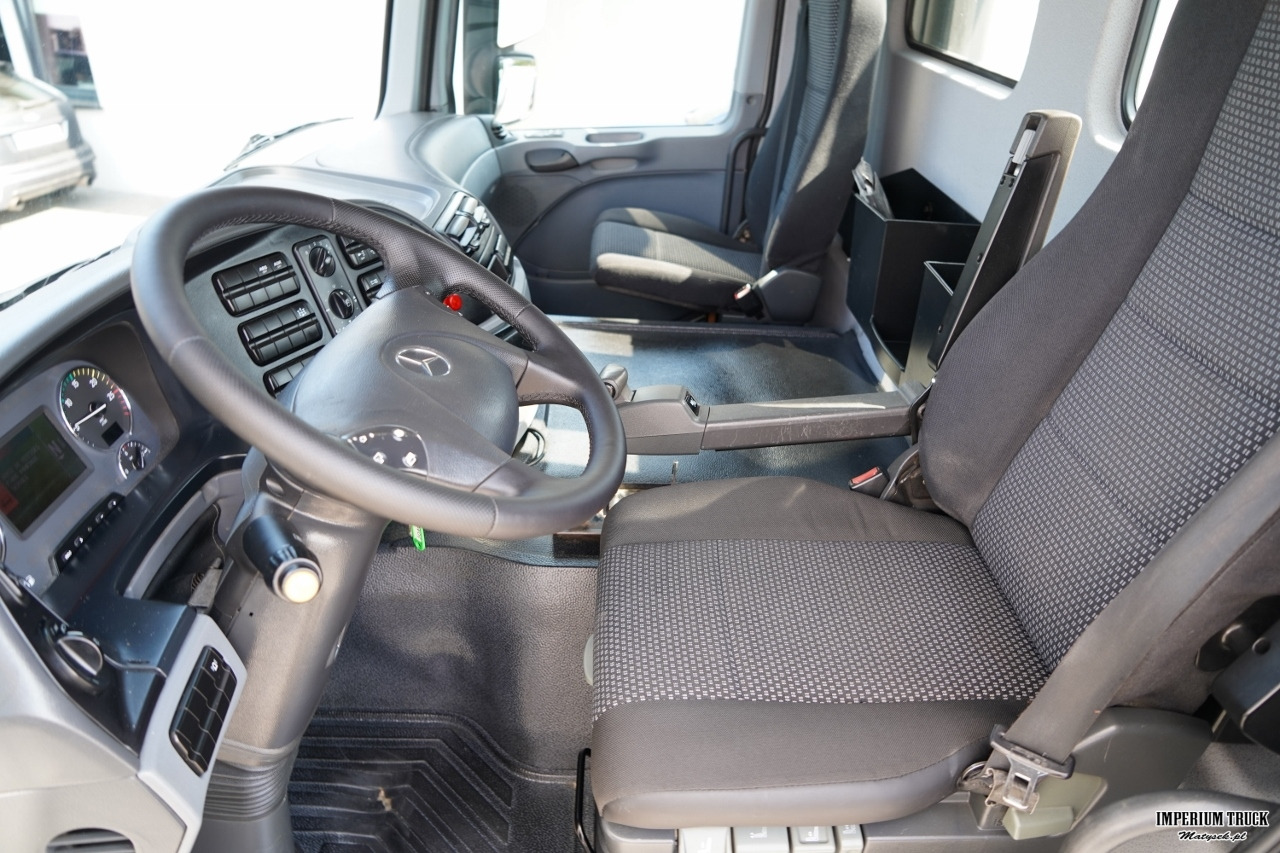 Dropside/ Flatbed truck, Crane truck MERCEDES ACTROS 2636 / 6x4 / SKRZYNIOWY 7 M + HDS HIAB 211- WYSÓW 12,6 M / MOCNA PODŁOGA / STEROWANIE RADIOWE / ROTATOR / SPROWADZONY: picture 36