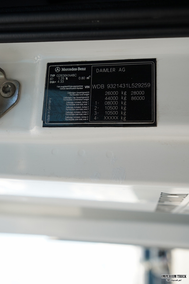Dropside/ Flatbed truck, Crane truck MERCEDES ACTROS 2636 / 6x4 / SKRZYNIOWY 7 M + HDS HIAB 211- WYSÓW 12,6 M / MOCNA PODŁOGA / STEROWANIE RADIOWE / ROTATOR / SPROWADZONY: picture 44