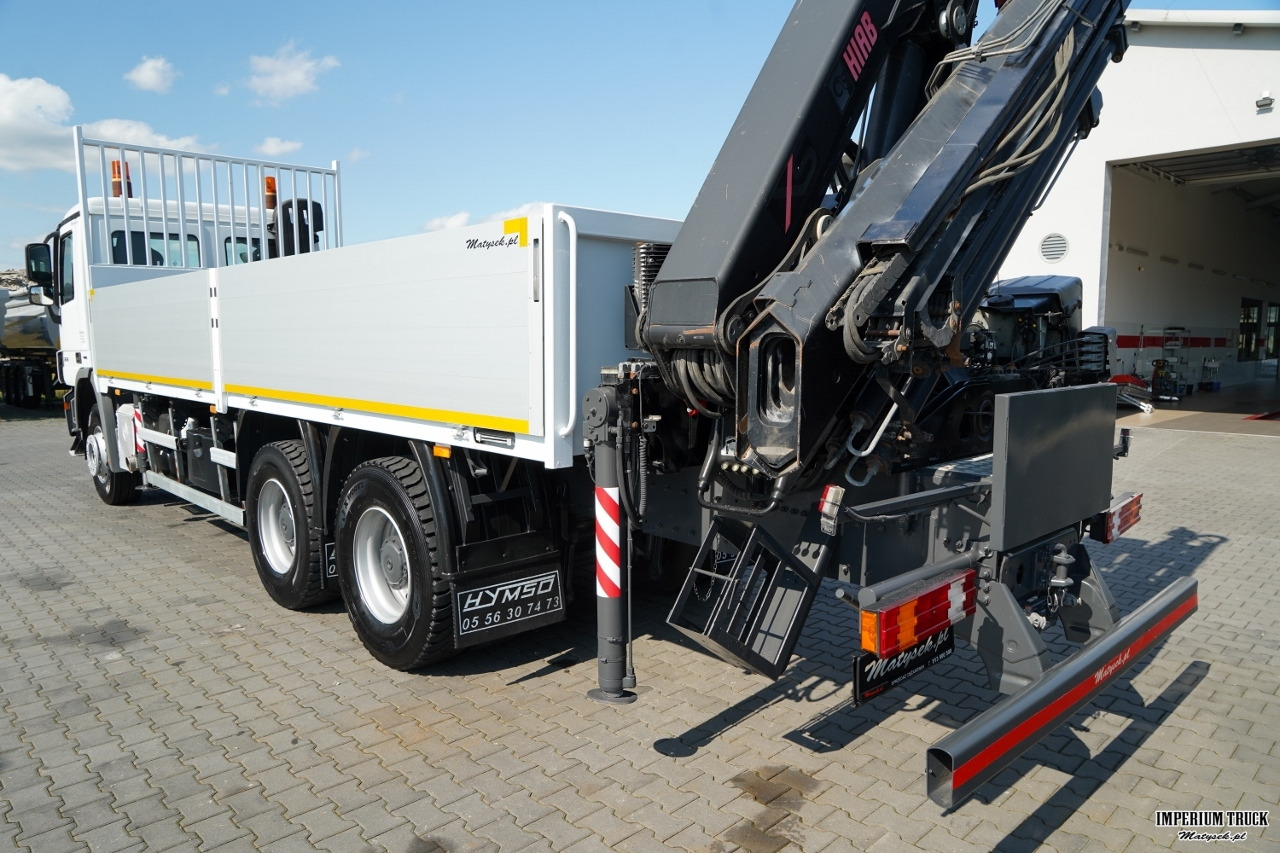 Dropside/ Flatbed truck, Crane truck MERCEDES ACTROS 2636 / 6x4 / SKRZYNIOWY 7 M + HDS HIAB 211- WYSÓW 12,6 M / MOCNA PODŁOGA / STEROWANIE RADIOWE / ROTATOR / SPROWADZONY: picture 21