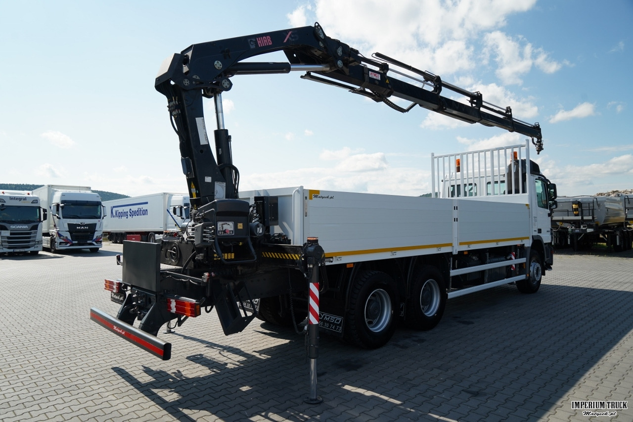 Dropside/ Flatbed truck, Crane truck MERCEDES ACTROS 2636 / 6x4 / SKRZYNIOWY 7 M + HDS HIAB 211- WYSÓW 12,6 M / MOCNA PODŁOGA / STEROWANIE RADIOWE / ROTATOR / SPROWADZONY: picture 6