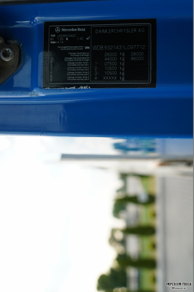 Concrete pump truck MERCEDES ACTROS 2636 / POMPA SERMAC 5Z37 / 37 METRÓW / STEROWANIE RADIOWE / EPS + SPRZĘGŁO: picture 45