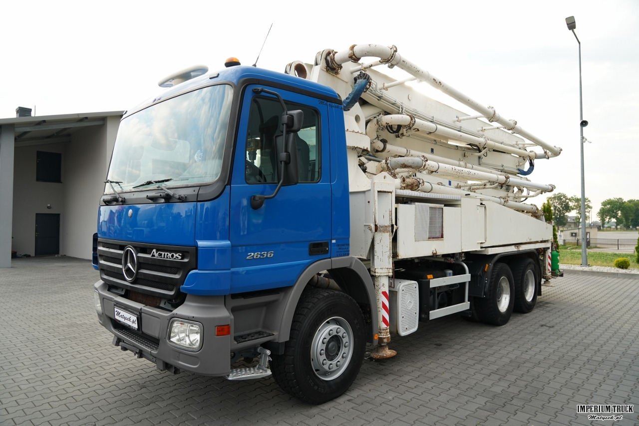 MERCEDES ACTROS 2636 / POMPA SERMAC 5Z37 / 37 METRÓW / STEROWANIE RADIOWE / EPS + SPRZĘGŁO - Concrete pump truck: picture 2 MERCEDES ACTROS 2636 / POMPA SERMAC 5Z37 / 37 METRÓW / STEROWANIE RADIOWE / EPS + SPRZĘGŁO - Concrete pump truck: picture 2