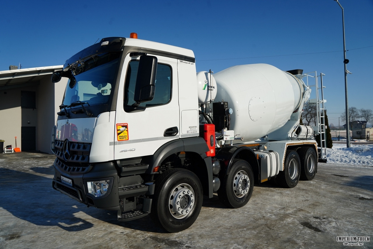 MERCEDES AROCS 3540 / GRUSZKA 9M3 / 8x4 / BETONOMIESZARKA / AUTOMAT / 2022 ROK - Concrete mixer truck: picture 2 MERCEDES AROCS 3540 / GRUSZKA 9M3 / 8x4 / BETONOMIESZARKA / AUTOMAT / 2022 ROK - Concrete mixer truck: picture 2