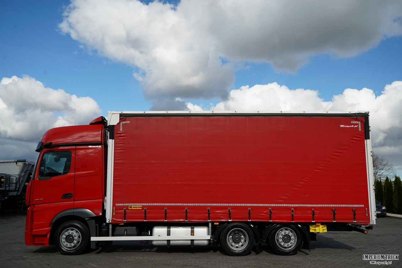 MERCEDES-BENZ ACTROS 2545 / SOLÓWKA / 6x2 / OŚ PODNOSZONA / BIG SPACE / WIELTON / 2021 - Curtain side truck: picture 2 MERCEDES-BENZ ACTROS 2545 / SOLÓWKA / 6x2 / OŚ PODNOSZONA / BIG SPACE / WIELTON / 2021 - Curtain side truck: picture 2