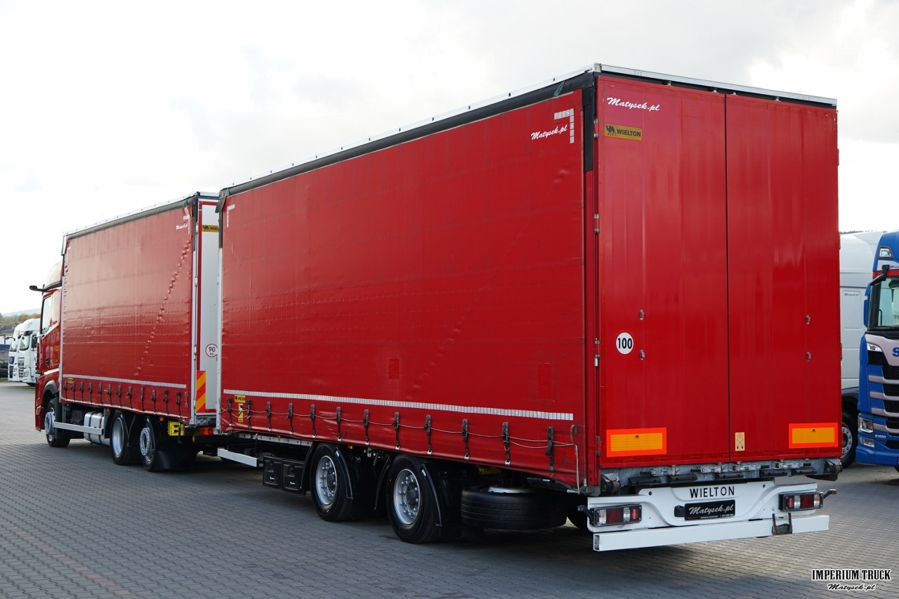 MERCEDES-BENZ ACTROS 2545 / ZESTAW TANDEM 120 M3 / PRZEJAZDOWY / 6x2 / OŚ PODNOSZONA / BIG SPACE / WIELTON / 2021 - Curtain side truck: picture 3 MERCEDES-BENZ ACTROS 2545 / ZESTAW TANDEM 120 M3 / PRZEJAZDOWY / 6x2 / OŚ PODNOSZONA / BIG SPACE / WIELTON / 2021 - Curtain side truck: picture 3