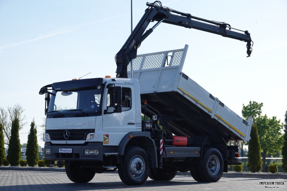 MERCEDES-BENZ ATEGO 16.24 / 4X4 / WYWROTKA + HDS HIAB 111 BS-2 / PILOT / ROTATOR /MANUAL - Tipper, Crane truck: picture 1 MERCEDES-BENZ ATEGO 16.24 / 4X4 / WYWROTKA + HDS HIAB 111 BS-2 / PILOT / ROTATOR /MANUAL - Tipper, Crane truck: picture 1