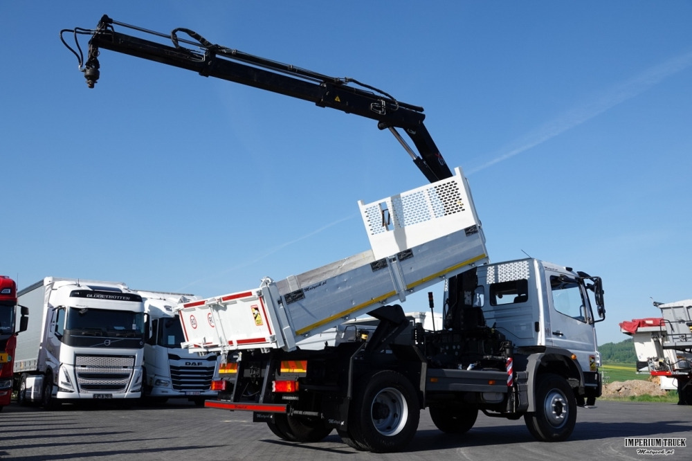 MERCEDES-BENZ ATEGO 16.24 / 4X4 / WYWROTKA + HDS HIAB 111 BS-2 / PILOT / ROTATOR /MANUAL - Tipper, Crane truck: picture 5 MERCEDES-BENZ ATEGO 16.24 / 4X4 / WYWROTKA + HDS HIAB 111 BS-2 / PILOT / ROTATOR /MANUAL - Tipper, Crane truck: picture 5