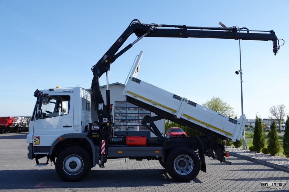 MERCEDES-BENZ ATEGO 16.24 / 4X4 / WYWROTKA + HDS HIAB 111 BS-2 / PILOT / ROTATOR /MANUAL - Tipper, Crane truck: picture 3 MERCEDES-BENZ ATEGO 16.24 / 4X4 / WYWROTKA + HDS HIAB 111 BS-2 / PILOT / ROTATOR /MANUAL - Tipper, Crane truck: picture 3