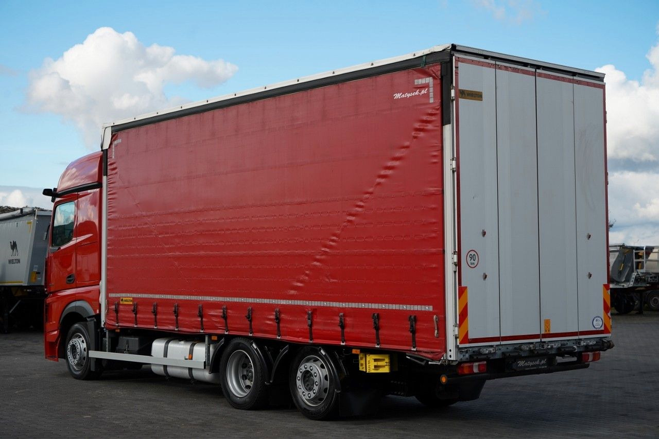 Mercedes-Benz ACTROS 2545 / SOLÓWKA  / 6x2 / OŚ PODNOSZONA / B - Curtain side truck: picture 3 Mercedes-Benz ACTROS 2545 / SOLÓWKA  / 6x2 / OŚ PODNOSZONA / B - Curtain side truck: picture 3