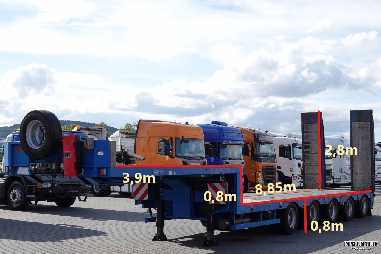 NOOTEBOOM / NISKOPODWOZIE / DMC: 80 000 KG / 5 OSI / OSIE SKRĘTNE / NAJAZDY HYDRAULICZNE - Low loader semi-trailer: picture 2 NOOTEBOOM / NISKOPODWOZIE / DMC: 80 000 KG / 5 OSI / OSIE SKRĘTNE / NAJAZDY HYDRAULICZNE - Low loader semi-trailer: picture 2