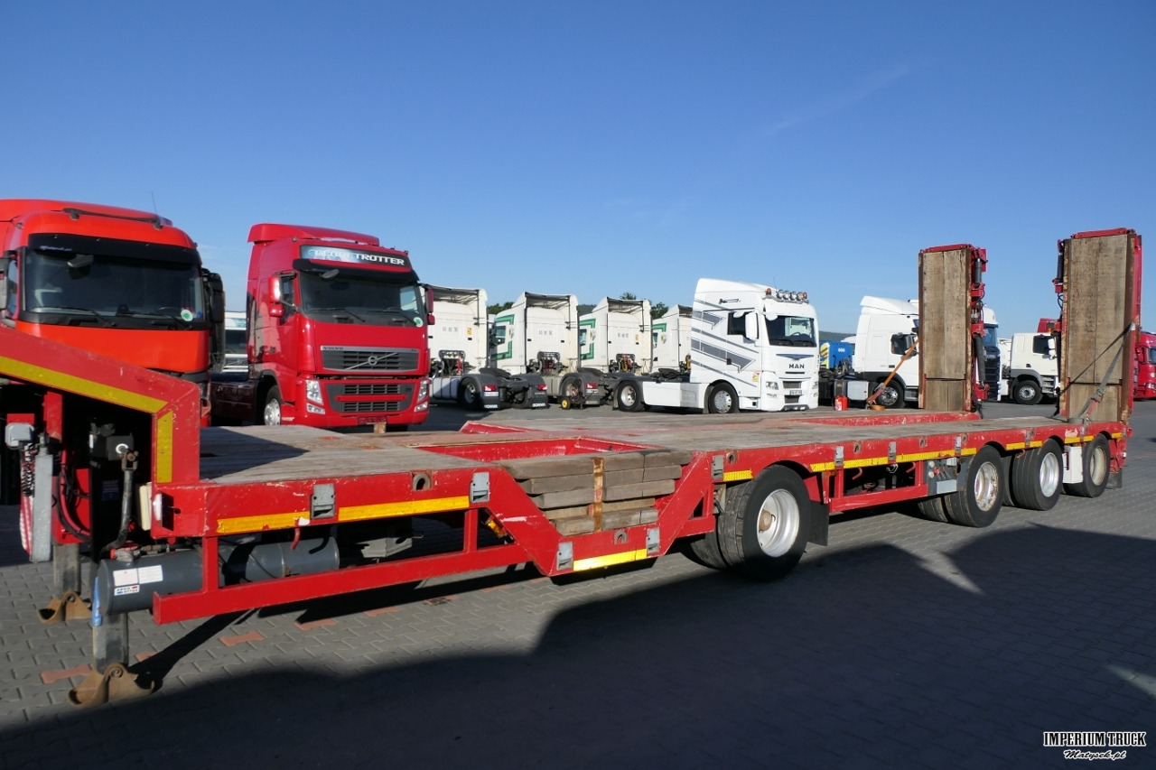 NOTEBOOM NISKOPODWOZIE LAWETA / 4 OSIOWA / DMC: 73500 KG / NAJAZDY HYDRAULICZNE / OŚ PODNOSZONA / - Low loader semi-trailer: picture 5 NOTEBOOM NISKOPODWOZIE LAWETA / 4 OSIOWA / DMC: 73500 KG / NAJAZDY HYDRAULICZNE / OŚ PODNOSZONA / - Low loader semi-trailer: picture 5