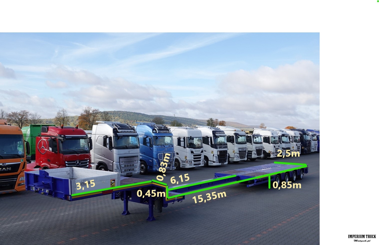 Noteboom / NISKOPODWOZIE / ROZCIĄGANA / 4 OSIOWA / OSIE SKRĘTNE / SAF - Dropside/ Flatbed semi-trailer: picture 2 Noteboom / NISKOPODWOZIE / ROZCIĄGANA / 4 OSIOWA / OSIE SKRĘTNE / SAF - Dropside/ Flatbed semi-trailer: picture 2