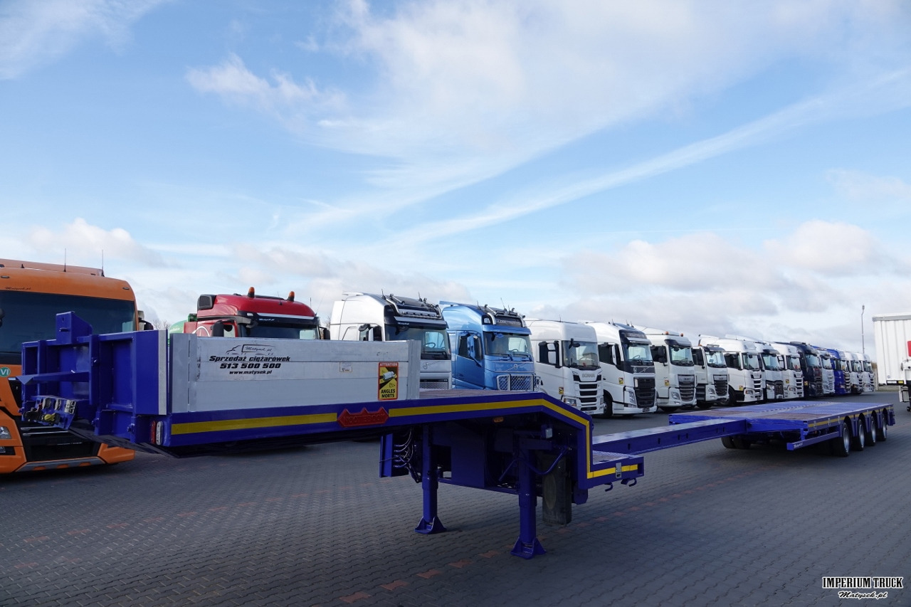 Noteboom / NISKOPODWOZIE / ROZCIĄGANA / 4 OSIOWA / OSIE SKRĘTNE / SAF - Dropside/ Flatbed semi-trailer: picture 4 Noteboom / NISKOPODWOZIE / ROZCIĄGANA / 4 OSIOWA / OSIE SKRĘTNE / SAF - Dropside/ Flatbed semi-trailer: picture 4