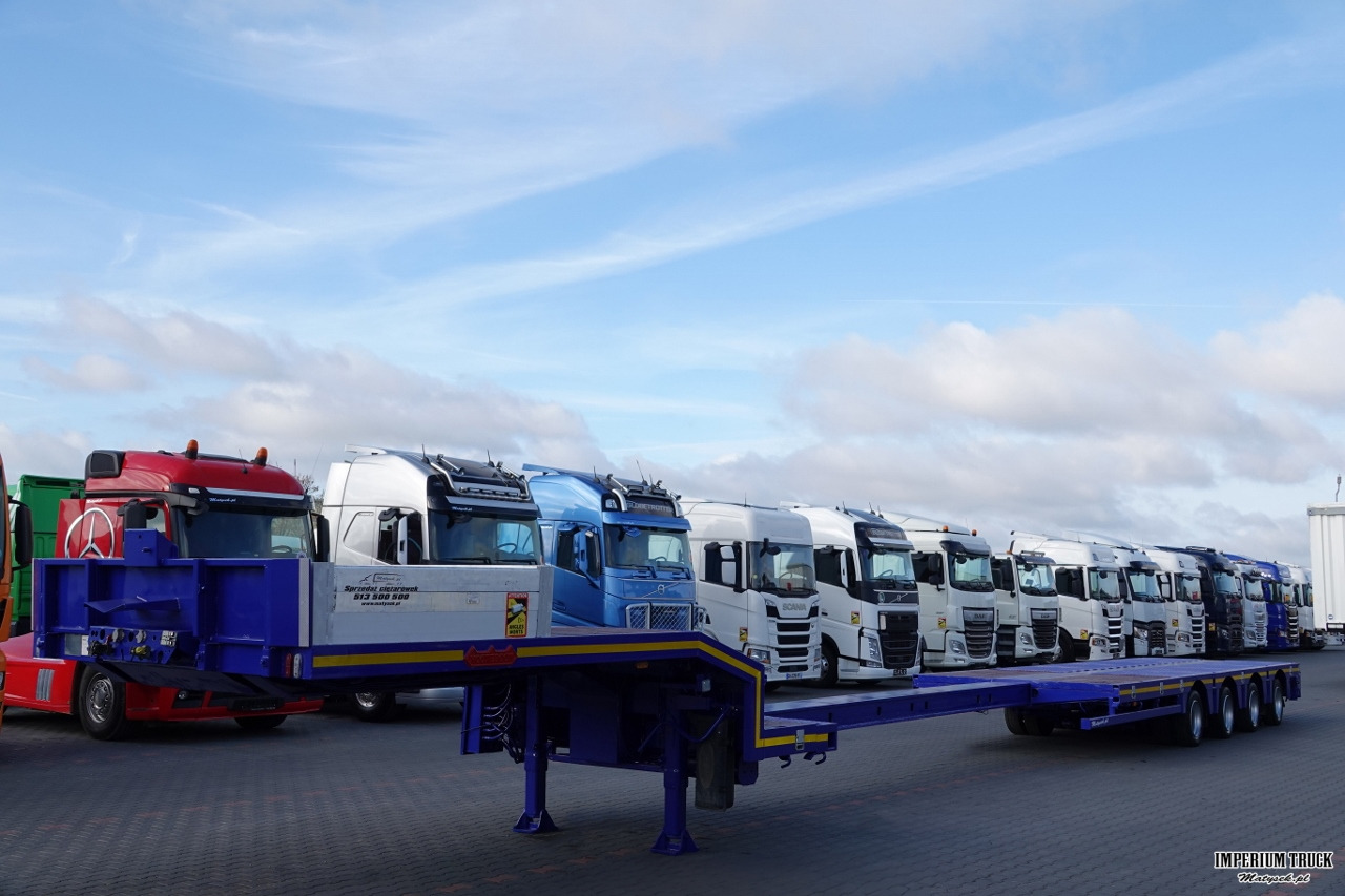 Noteboom / NISKOPODWOZIE / ROZCIĄGANA / 4 OSIOWA / OSIE SKRĘTNE / SAF - Dropside/ Flatbed semi-trailer: picture 3 Noteboom / NISKOPODWOZIE / ROZCIĄGANA / 4 OSIOWA / OSIE SKRĘTNE / SAF - Dropside/ Flatbed semi-trailer: picture 3