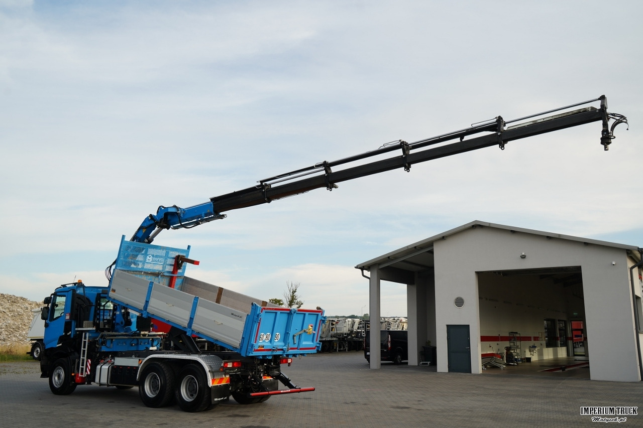 RENAULT C 430 / 6X4 / WYWROTKA 5.5 M + HDS ATLAS 240.2 A5 / WYSIĘG 14.5 M / MAX UDŹWIG 4520 KG / STEROWANIE RADIOWE / ROTATOR / WIDŁY DO PALET / 2020 ROK - Tipper, Crane truck: picture 4 RENAULT C 430 / 6X4 / WYWROTKA 5.5 M + HDS ATLAS 240.2 A5 / WYSIĘG 14.5 M / MAX UDŹWIG 4520 KG / STEROWANIE RADIOWE / ROTATOR / WIDŁY DO PALET / 2020 ROK - Tipper, Crane truck: picture 4
