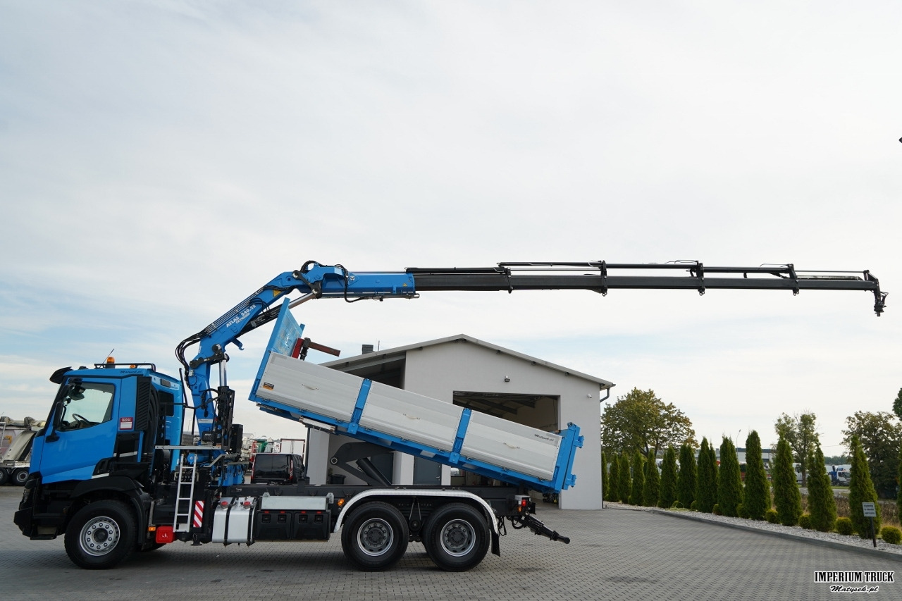RENAULT C 430 / 6X4 / WYWROTKA 5.5 M + HDS ATLAS 240.2 A5 / WYSIĘG 14.5 M / MAX UDŹWIG 4520 KG / STEROWANIE RADIOWE / ROTATOR / WIDŁY DO PALET / 2020 ROK - Tipper, Crane truck: picture 3 RENAULT C 430 / 6X4 / WYWROTKA 5.5 M + HDS ATLAS 240.2 A5 / WYSIĘG 14.5 M / MAX UDŹWIG 4520 KG / STEROWANIE RADIOWE / ROTATOR / WIDŁY DO PALET / 2020 ROK - Tipper, Crane truck: picture 3
