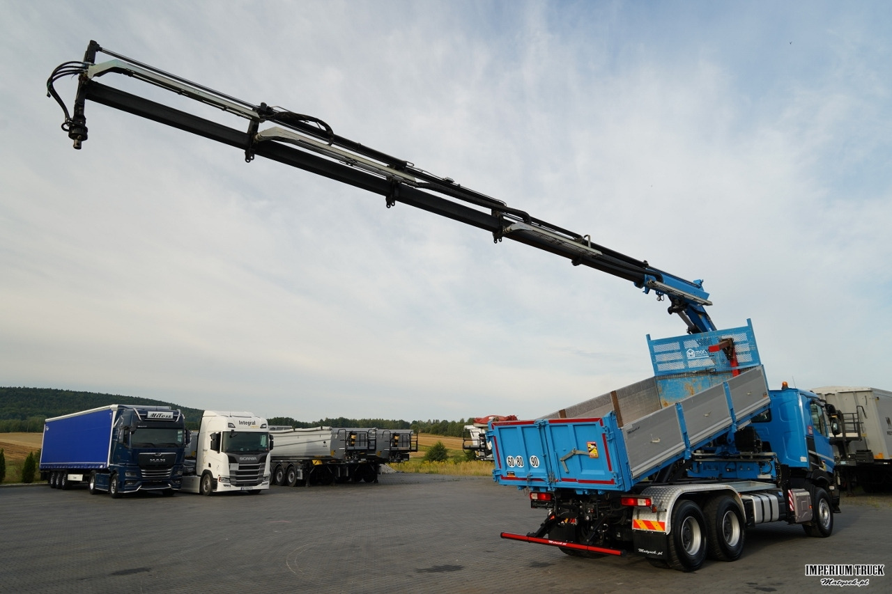 RENAULT C 430 / 6X4 / WYWROTKA 5.5 M + HDS ATLAS 240.2 A5 / WYSIĘG 14.5 M / MAX UDŹWIG 4520 KG / STEROWANIE RADIOWE / ROTATOR / WIDŁY DO PALET / 2020 ROK - Tipper, Crane truck: picture 5 RENAULT C 430 / 6X4 / WYWROTKA 5.5 M + HDS ATLAS 240.2 A5 / WYSIĘG 14.5 M / MAX UDŹWIG 4520 KG / STEROWANIE RADIOWE / ROTATOR / WIDŁY DO PALET / 2020 ROK - Tipper, Crane truck: picture 5