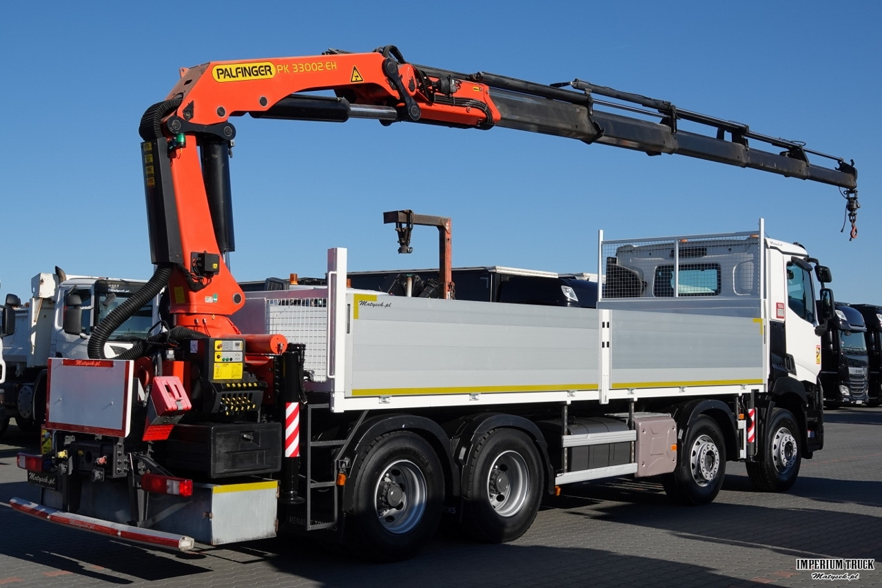 RENAULT C 430 / 8x4 / SKRZYNIOWY 7 M + HDS PALFINGER 33002 -wysów: 14,5 M / UDŹWIG 9800 KG / STEROWANIE RADIOWE / ROTATOR / EURO 6 - Dropside/ Flatbed truck, Crane truck: picture 3 RENAULT C 430 / 8x4 / SKRZYNIOWY 7 M + HDS PALFINGER 33002 -wysów: 14,5 M / UDŹWIG 9800 KG / STEROWANIE RADIOWE / ROTATOR / EURO 6 - Dropside/ Flatbed truck, Crane truck: picture 3