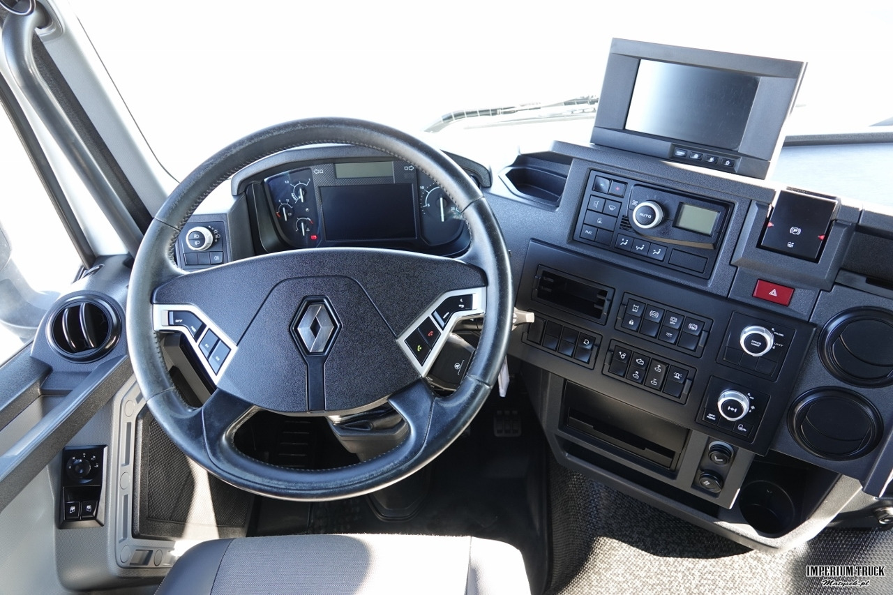 Dropside/ Flatbed truck, Crane truck RENAULT C 430 / 8x4 / SKRZYNIOWY 7 M + HDS PALFINGER 33002 -wysów: 14,5 M / UDŹWIG 9800 KG / STEROWANIE RADIOWE / ROTATOR / EURO 6: picture 35