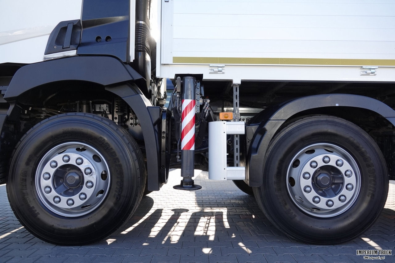 Dropside/ Flatbed truck, Crane truck RENAULT C 430 / 8x4 / SKRZYNIOWY 7 M + HDS PALFINGER 33002 -wysów: 14,5 M / UDŹWIG 9800 KG / STEROWANIE RADIOWE / ROTATOR / EURO 6: picture 25