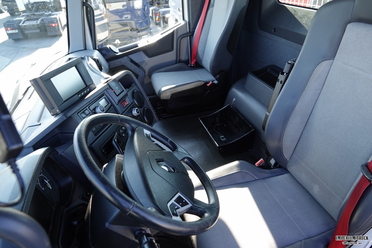 Dropside/ Flatbed truck, Crane truck RENAULT C 430 / 8x4 / SKRZYNIOWY 7 M + HDS PALFINGER 33002 -wysów: 14,5 M / UDŹWIG 9800 KG / STEROWANIE RADIOWE / ROTATOR / EURO 6: picture 31