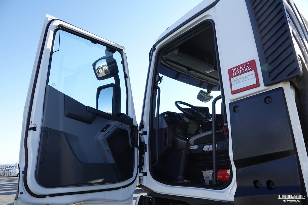 Dropside/ Flatbed truck, Crane truck RENAULT C 430 / 8x4 / SKRZYNIOWY 7 M + HDS PALFINGER 33002 -wysów: 14,5 M / UDŹWIG 9800 KG / STEROWANIE RADIOWE / ROTATOR / EURO 6: picture 30