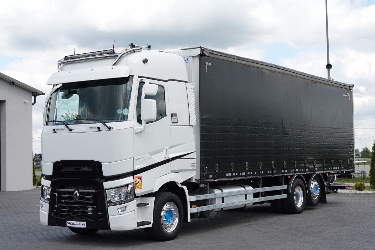 Renault T 440 / 6X2 / SOLÓWKA / FIRANKA 9.5 M / I-PARK C - Curtain side truck: picture 2 Renault T 440 / 6X2 / SOLÓWKA / FIRANKA 9.5 M / I-PARK C - Curtain side truck: picture 2