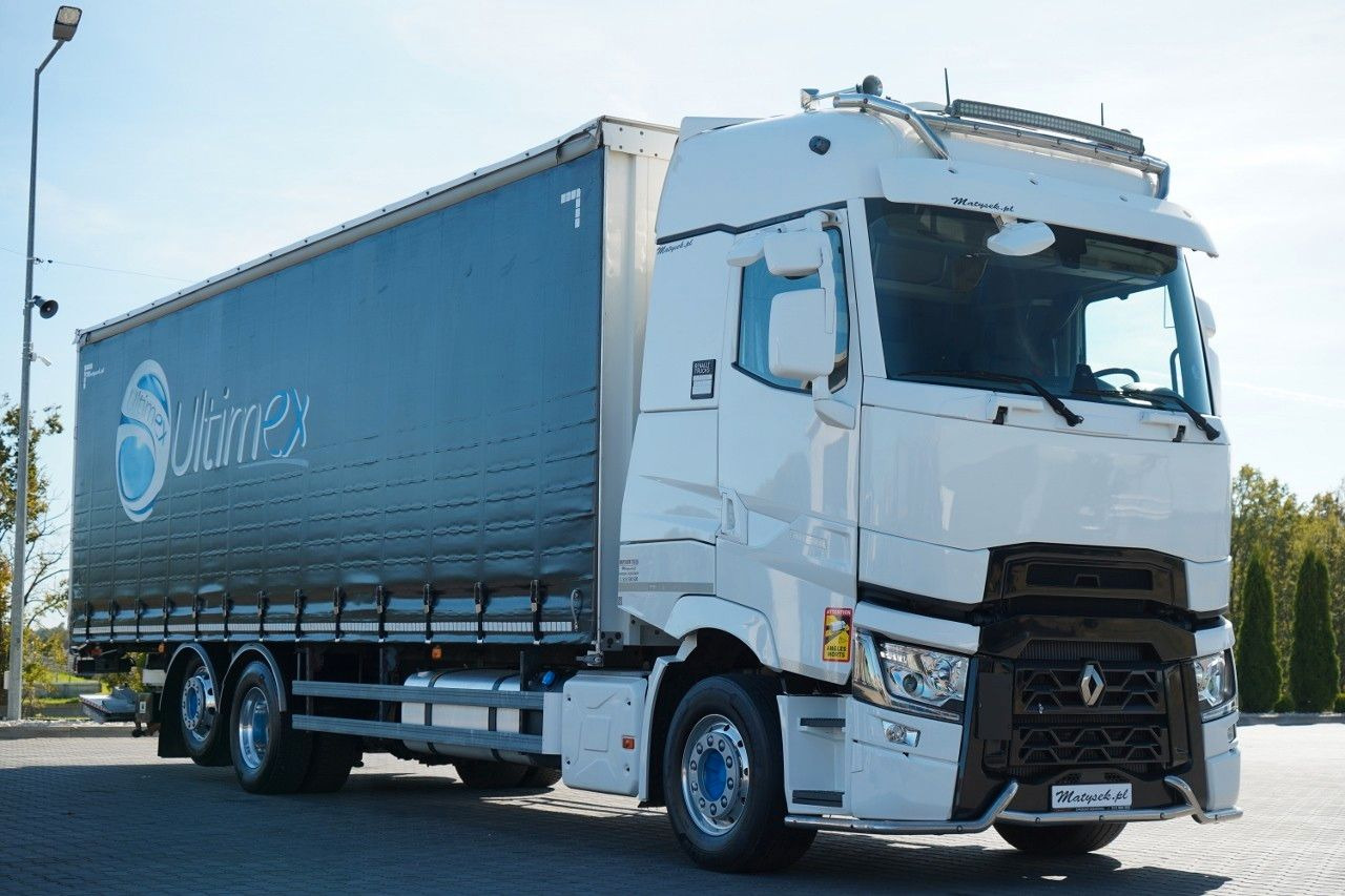 Renault T 440 / 6X2 / SOLÓWKA / FIRANKA 9.5 M / I-PARK - Curtain side truck: picture 4 Renault T 440 / 6X2 / SOLÓWKA / FIRANKA 9.5 M / I-PARK - Curtain side truck: picture 4