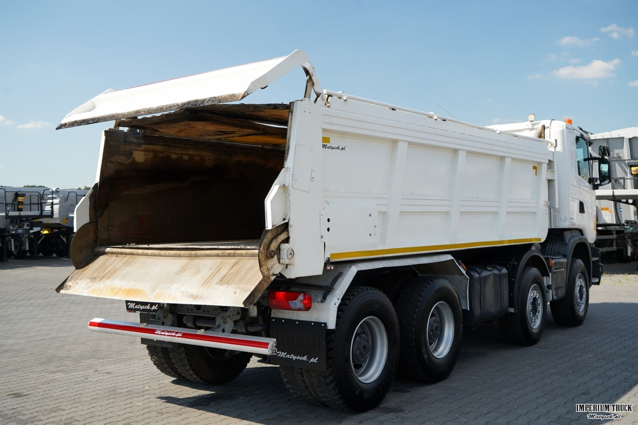 SCANIA G 410 / 8X4 / ZABUDOWA SAMOWYŁADOWCZA DO ASFALTU / 2X HYDROKLAPA / DACH HYDRAULICZNY / POD ROZŚCIEŁACZ - Tipper: picture 5 SCANIA G 410 / 8X4 / ZABUDOWA SAMOWYŁADOWCZA DO ASFALTU / 2X HYDROKLAPA / DACH HYDRAULICZNY / POD ROZŚCIEŁACZ - Tipper: picture 5
