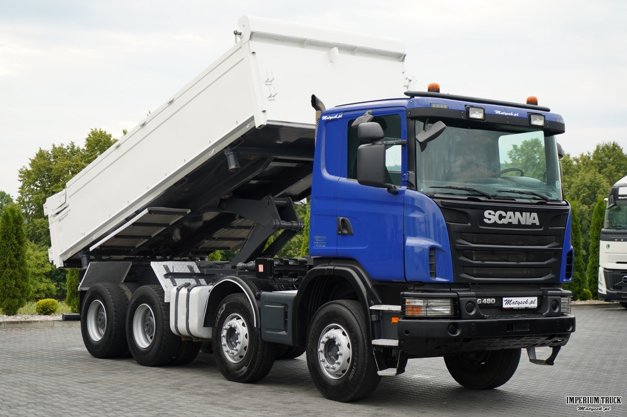 SCANIA G 480 / 8x4 / WYWROTKA DWUSTRONNA / HYDROBURTA / MANUAL - Tipper: picture 1 SCANIA G 480 / 8x4 / WYWROTKA DWUSTRONNA / HYDROBURTA / MANUAL - Tipper: picture 1