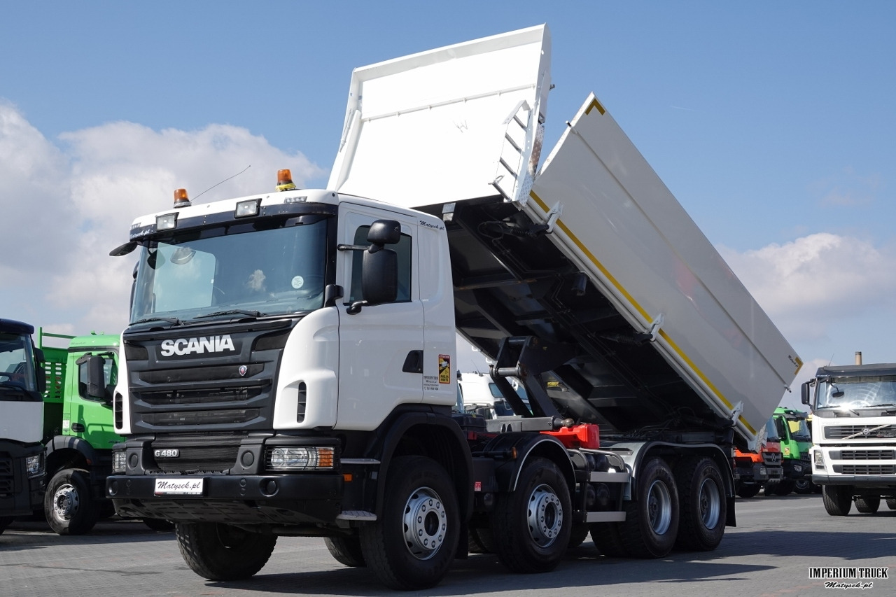 SCANIA G 480 / 8x4 / WYWROTKA / HYDROBURTA / BORDMATIC / MANUAL - Tipper: picture 1 SCANIA G 480 / 8x4 / WYWROTKA / HYDROBURTA / BORDMATIC / MANUAL - Tipper: picture 1