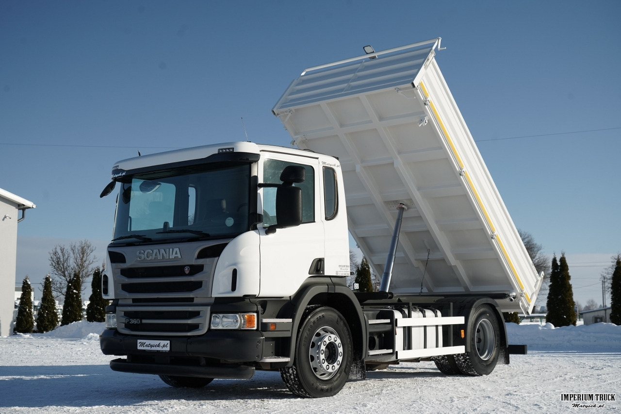 SCANIA P 360 / 4x2 / WYWROTKA 3 STRONNY KIPPER 4,5M / SPECJALNY / EURO 6 / - Tipper: picture 1 SCANIA P 360 / 4x2 / WYWROTKA 3 STRONNY KIPPER 4,5M / SPECJALNY / EURO 6 / - Tipper: picture 1