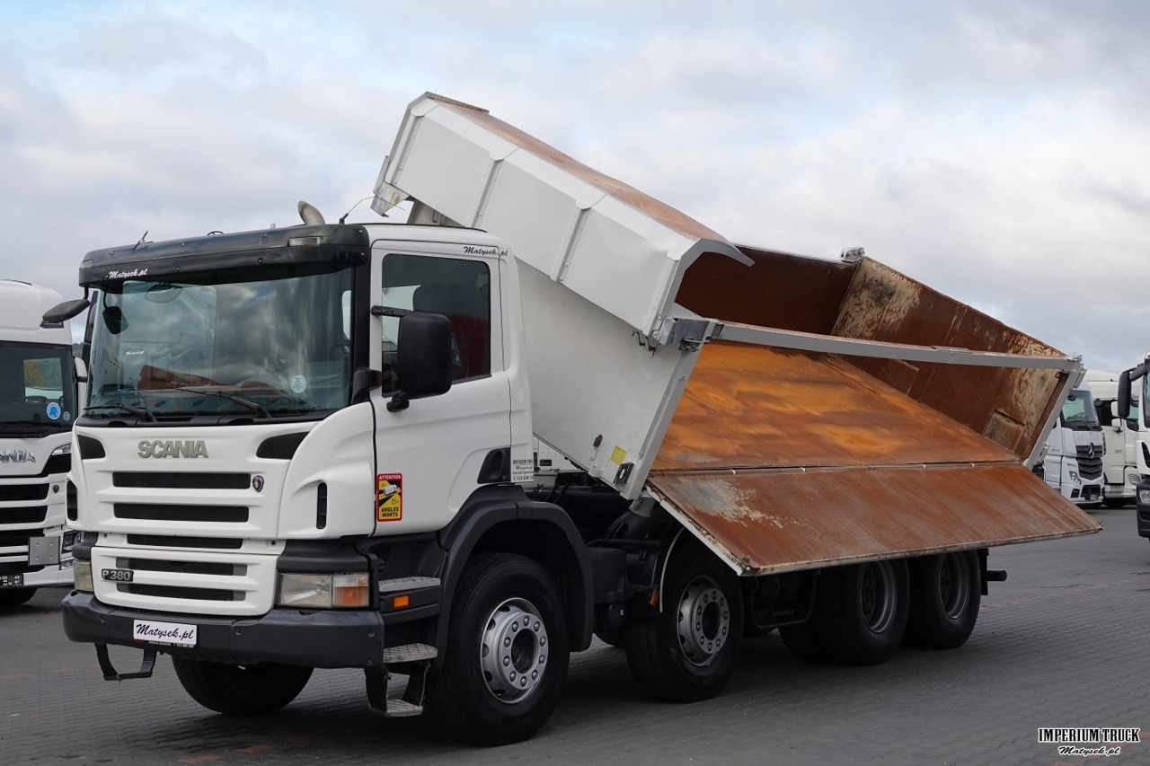 SCANIA P 380 / 8x4 / WYWROTKA / HYDROBURTA / BORDMATIC / SPROWADZONA / ŁADOWNOŚĆ : 18500 kg - Tipper: picture 5 SCANIA P 380 / 8x4 / WYWROTKA / HYDROBURTA / BORDMATIC / SPROWADZONA / ŁADOWNOŚĆ : 18500 kg - Tipper: picture 5