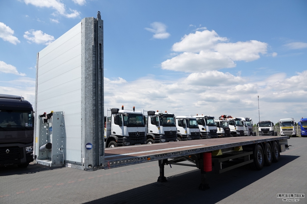 SCHMITZ NACZEPA PLATFORMA / BUDOWLANA / 2019 / OPONY 100% / WAGA: 5800 KG - Dropside/ Flatbed semi-trailer: picture 4 SCHMITZ NACZEPA PLATFORMA / BUDOWLANA / 2019 / OPONY 100% / WAGA: 5800 KG - Dropside/ Flatbed semi-trailer: picture 4