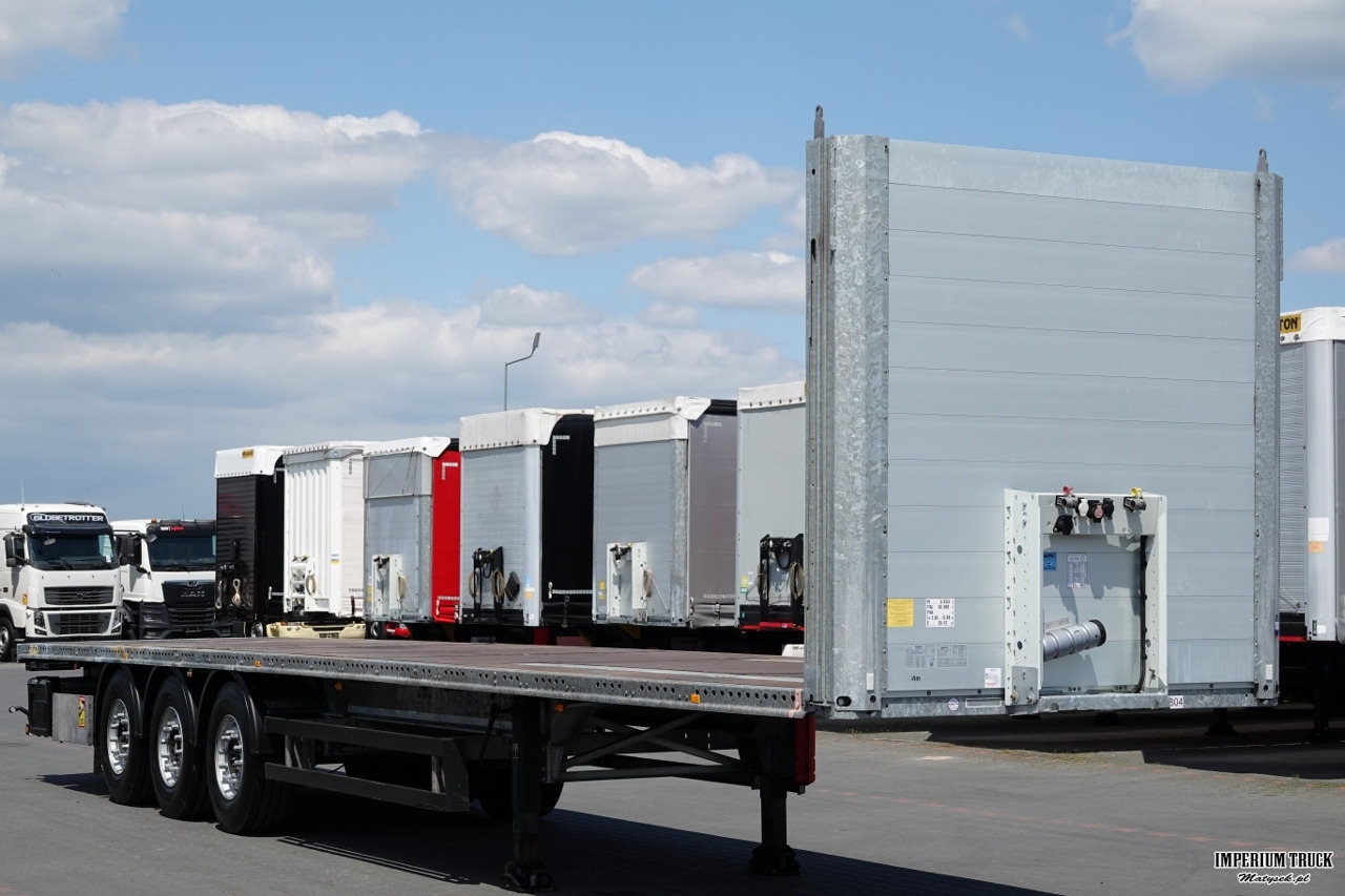 SCHMITZ NACZEPA PLATFORMA / BUDOWLANA / 2019 / OPONY 100% / WAGA: 5800 KG - Dropside/ Flatbed semi-trailer: picture 1 SCHMITZ NACZEPA PLATFORMA / BUDOWLANA / 2019 / OPONY 100% / WAGA: 5800 KG - Dropside/ Flatbed semi-trailer: picture 1