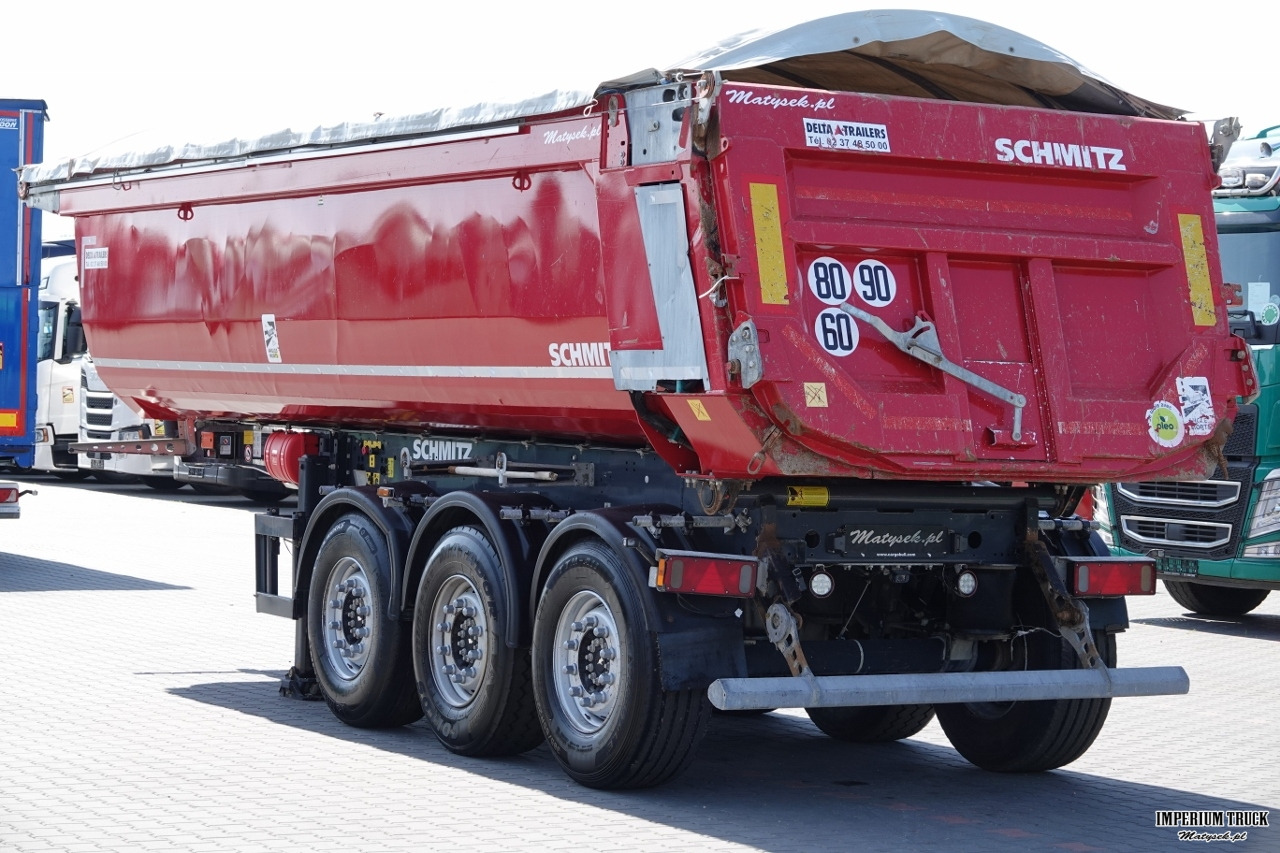 SCHMITZ WYWROTKA / 26 m3 / STALOWA / HYDROKLAPA / OŚ PODNOSZONA / AUTOMATYCZNIE ZSUWANA PLNADEKA / SPROWADZONA - Tipper semi-trailer: picture 4 SCHMITZ WYWROTKA / 26 m3 / STALOWA / HYDROKLAPA / OŚ PODNOSZONA / AUTOMATYCZNIE ZSUWANA PLNADEKA / SPROWADZONA - Tipper semi-trailer: picture 4
