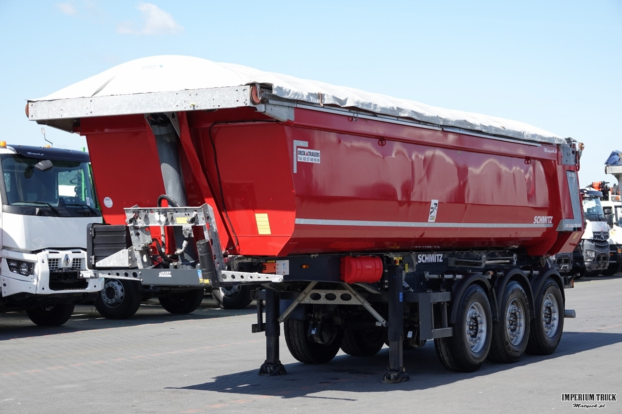 SCHMITZ WYWROTKA / 26 m3 / STALOWA / HYDROKLAPA / OŚ PODNOSZONA / AUTOMATYCZNIE ZSUWANA PLNADEKA / SPROWADZONA - Tipper semi-trailer: picture 2 SCHMITZ WYWROTKA / 26 m3 / STALOWA / HYDROKLAPA / OŚ PODNOSZONA / AUTOMATYCZNIE ZSUWANA PLNADEKA / SPROWADZONA - Tipper semi-trailer: picture 2